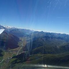 Flugwegposition um 14:40:45: Aufgenommen in der Nähe von Maloja, Schweiz in 3383 Meter